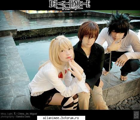 Cosplay Death note - uitatii pe missa light si L cosplay - Death Note