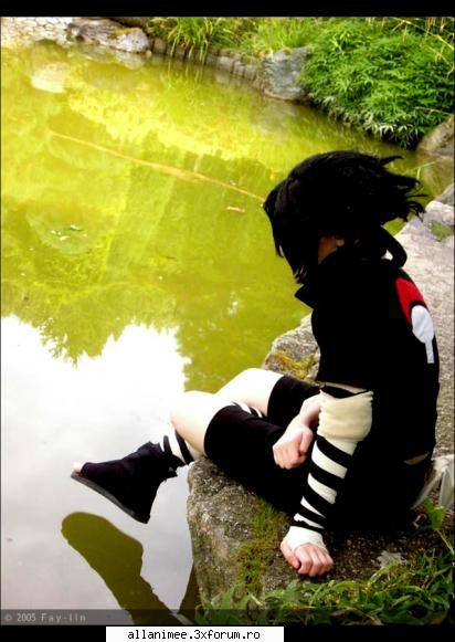Cosplay Naruto - Sus Sakura mai jos Sasuke - Naruto
