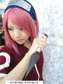 Cosplay Naruto - ms IngerashMik pus si cu Sakura - Naruto