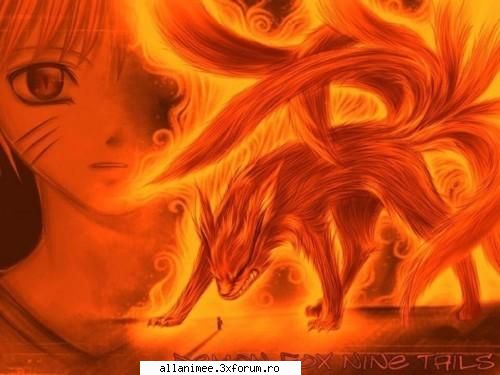 Detalii despre animeul Naruto - Kyuubi este vulpea cu noua cozi care este sigilat - Naruto